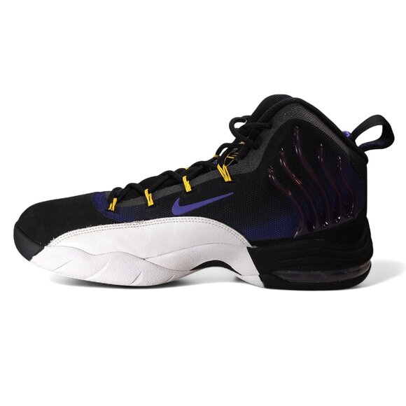 Nike Sonic Flight 'Black Purple Venom' Men's 11 Basketball 641333-001 - Picture 6 of 11